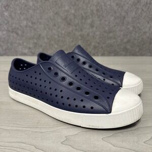 Native Shoes Jefferson Regatta Blue White Slip On Water Shoes Mens 7 Womens 9